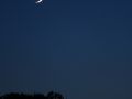 Luna e Venere al tramonto