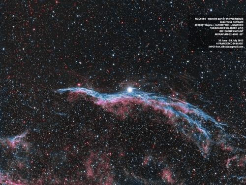 Western part of Veil Nebula