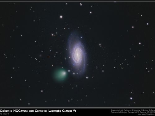 La Cometa Iwamoto e la Galassia NGC2903