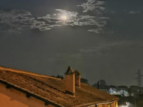 Superluna 2020 sul Borgo di Palidoro