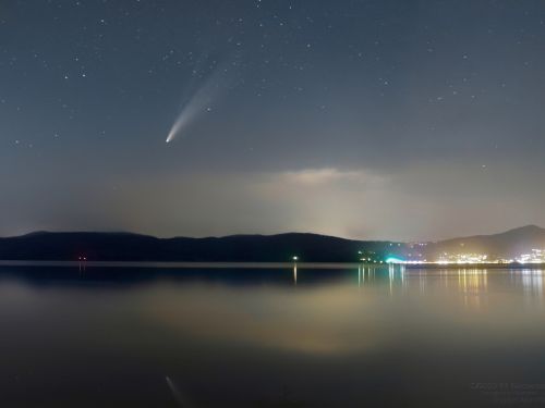 La Cometa Neowise sul Lago di Bracciano