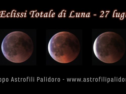 Eclissi Totale di Luna 27 luglio 2018