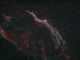 Nebulosa scopa della strega, situata nella costellazione del cigno.