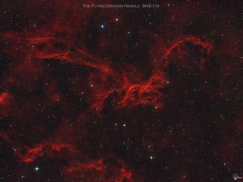Sh2-114 – Flying Dragon Nebula