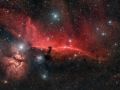 Horse Head & Nebula Flame – Rgb only