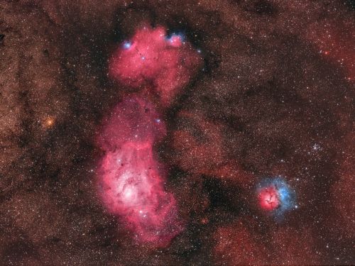 M8 & M20 Laguna e Trifida in Sagittario