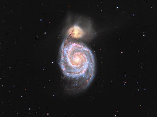 Messier 51 , la mia amata galassia