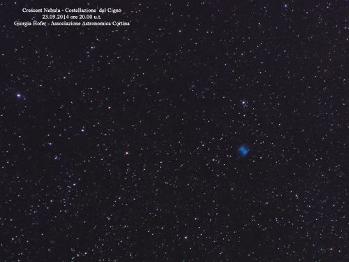 Dumbbell Nebula con teleobiettivo 200 mm