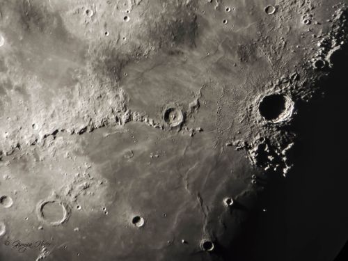 Cratere Copernico con Rifrattore Morais di Pino Tornese