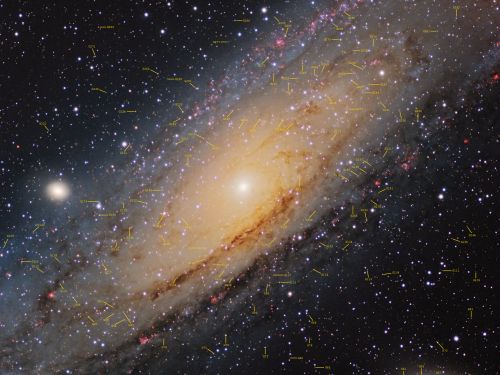Ammassi globulari nella galassia di Andromeda
