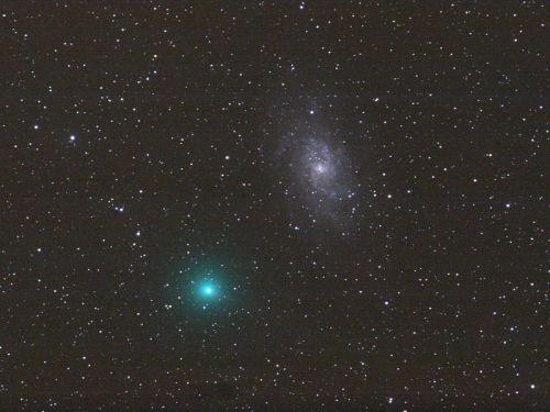 Cometa 8P/tuttle + M33
