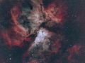 Nebulosa di Eta Carinae (NGC 3372) Tricromia