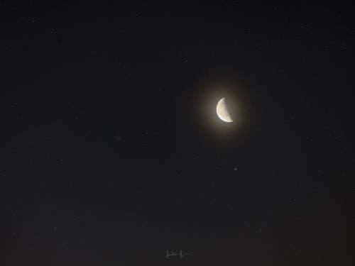 Luna in Sagittario con M22