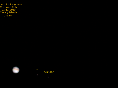 Ultimo atto congiunzione Giove-Saturno