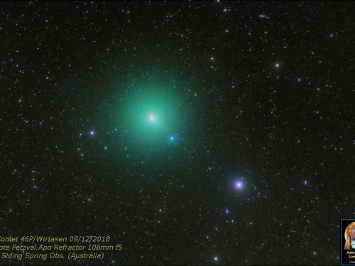 Cometa 46P/Wirtanen il 9 Dicembre 2018