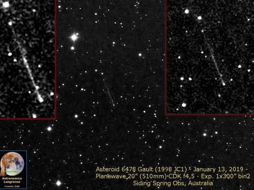 Asteroide 6478 GAULT (1998 JC1)