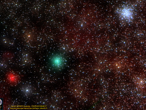Cometa C/2018 Y1 Iwamoto e M36-NGC1960
