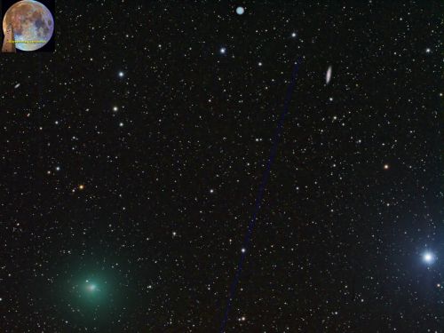 Cometa 41P/Tuttle-Giacobini-Kresak fra M97 e M108
