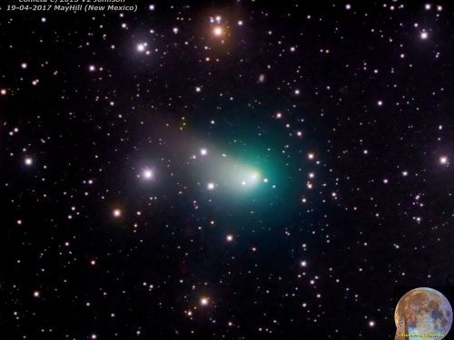 Cometa C/2015 V2 Johnson il 19-04-2017