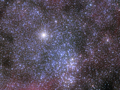 Ingrandimento su NGC 3532 nella Carena