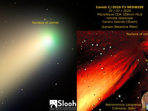 Cometa C/2020 F3 Neowise 20/07/2020