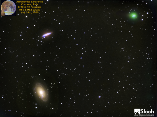 C/2017 T2 Panstarrs, M81 & M82