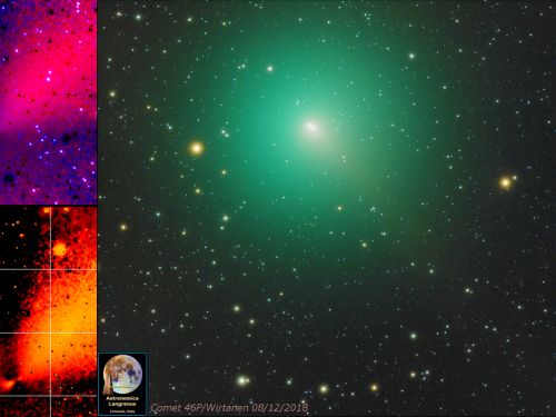Cometa 46P/Wirtanen 08 Dicembre 2018