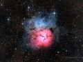 M 20 la nebulosa Trifida