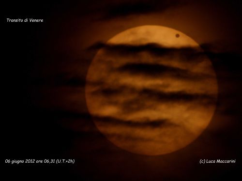 Transito di Venere sul disco solare