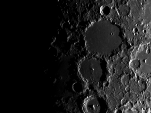 Craters Ptolemaeus, Alphonsus and Arzachel