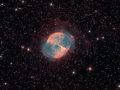 M27 Dumbbell Nebula bicolor