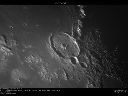 Cratere Lunare – Gassendi