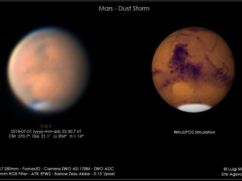 Mars – Dust Storm