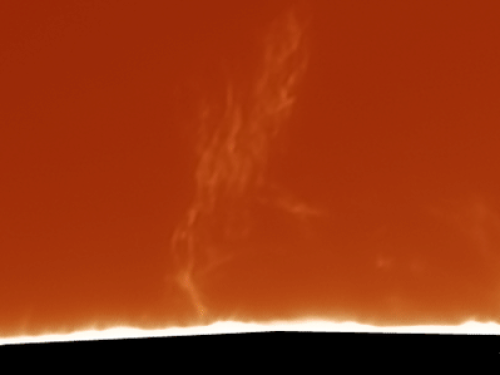 Protuberanza Solare – Time Lapse