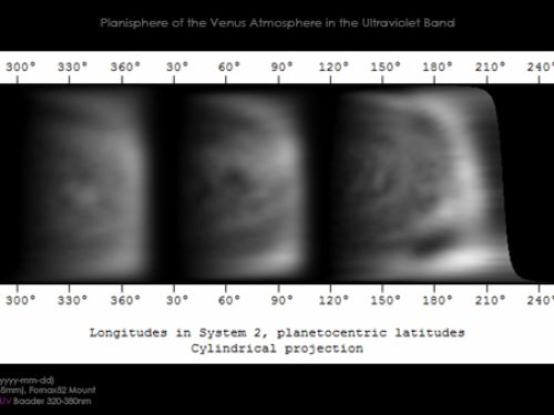 Venere-Planisfero in UV