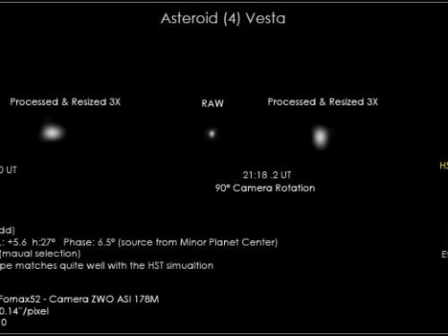Asteroide (4) Vesta – Hires