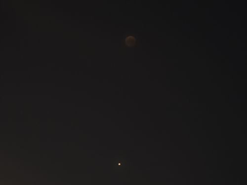 Congiunzione Luna – Marte