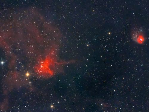 Nebulose Ragno e Mosca (IC 417 & Sh2-237)