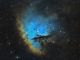Nebulosa Pacman in Hubble Palette