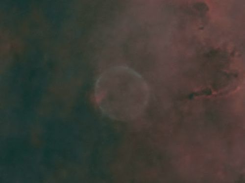 Un soggetto quasi invisibile – Soap Bubble Nebula