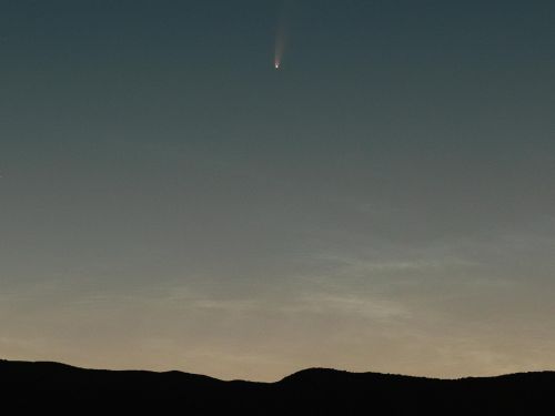 La cometa C/2020 F3 Neowise ripresa da Pistoia