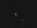 Largo campo sulla galassia di Bode e la galassia Sigaro