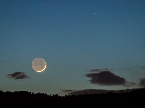 Congiunzione Luna Mercurio del 13 maggio