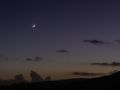 Saturno, la Luna, Venere e Giove insieme a dare spettacolo al tramonto.