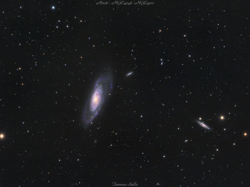 Galassie M106, NGC4248 e NGC4217