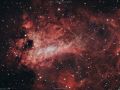 The Omega nebula (M 17 / NGC 6618)