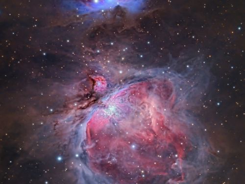 The Great Orion nebula and The Running man (M42, M43, NGC1977)