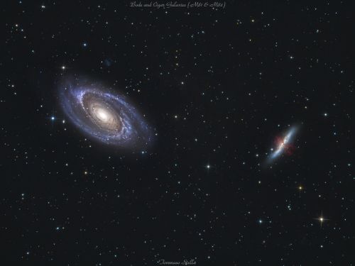 Galassie di Bode e Sigaro (M81 e M82)
