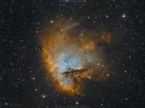 NGC 281 Nebulosa Pacman in HO palette