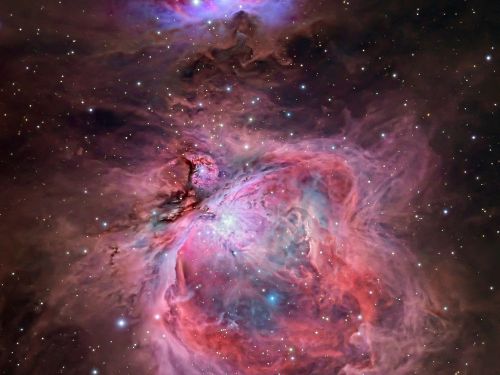 The Great Orion nebula and The Running man